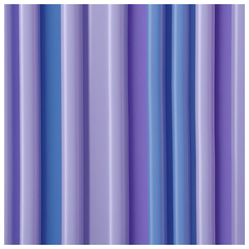 Rideaux à rayures mauves, voilages et voilages à rayures - 1 panneau, 50" x 80" - 1 Panel, Transparent