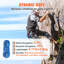 Corde d'escalade dynamique 10,2 mm, corde d'escalade d'extérieur 40 m