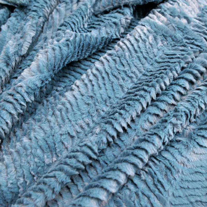 Throw Blanket, Blue, 127cm W x 152.4cm L