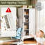 Armoire de cuisine en métal blanc Mikenlee-1486349822