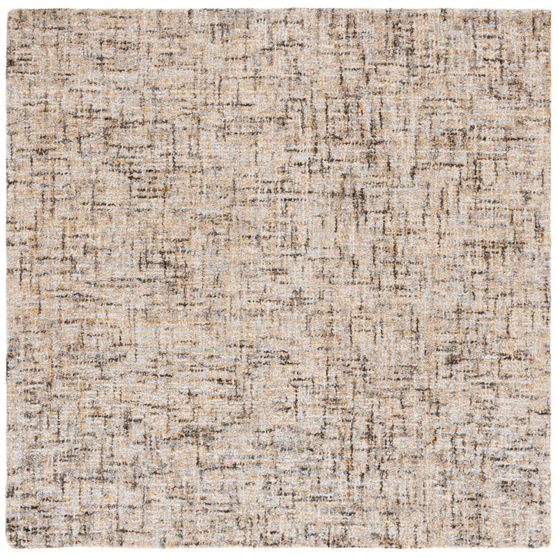 Banneker Abstract Hand Tufted Performance Rug, Square 6'
