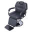 Fauteuil de coiffeur hydraulique tout usage pour salon de coiffure et barbier, similicuir noir