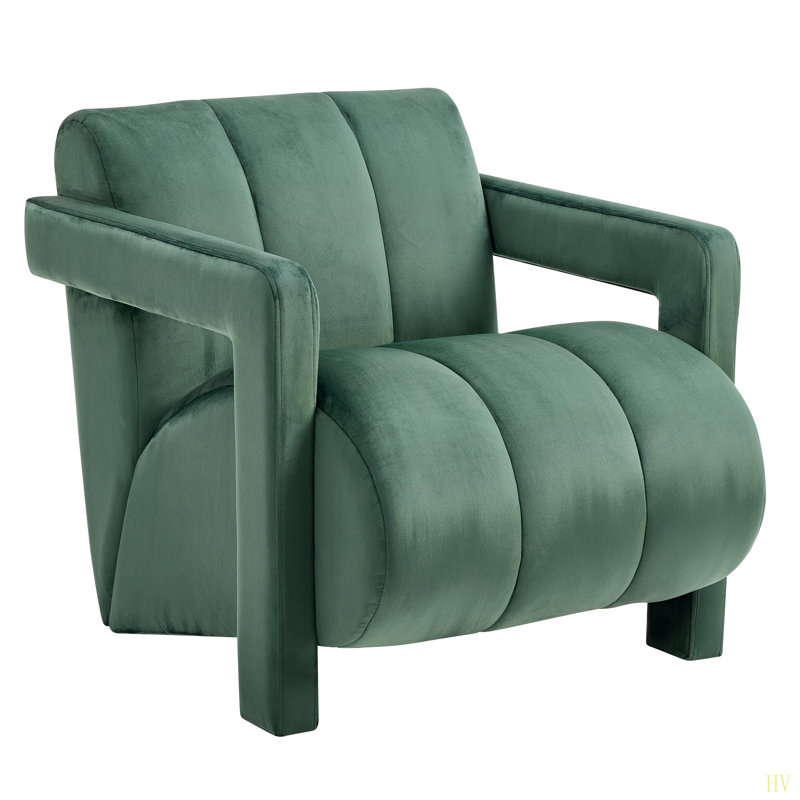 Fauteuil Velmor, Green Velvet