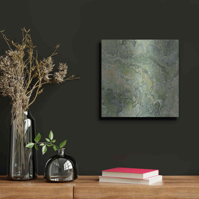Art mural en métal Wrought Studio ™ «Abstract in Seafoam III» par Cindy Jacobs