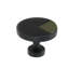 Spectra large round knob in Matte Black finish with Magpul Green