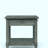Side table with storage drawers