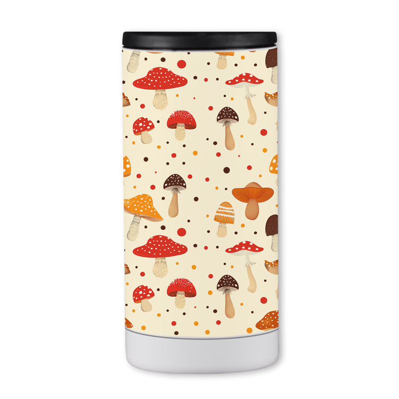 Cutie Mushroom Pattern 12 oz. Beverage Sleeve