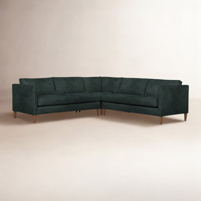 Clifford 3 - Piece Upholstered Custom L-Shape Sectional