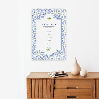 Mercata - Contemporary Italian Market Sign Lemons Oranges Art