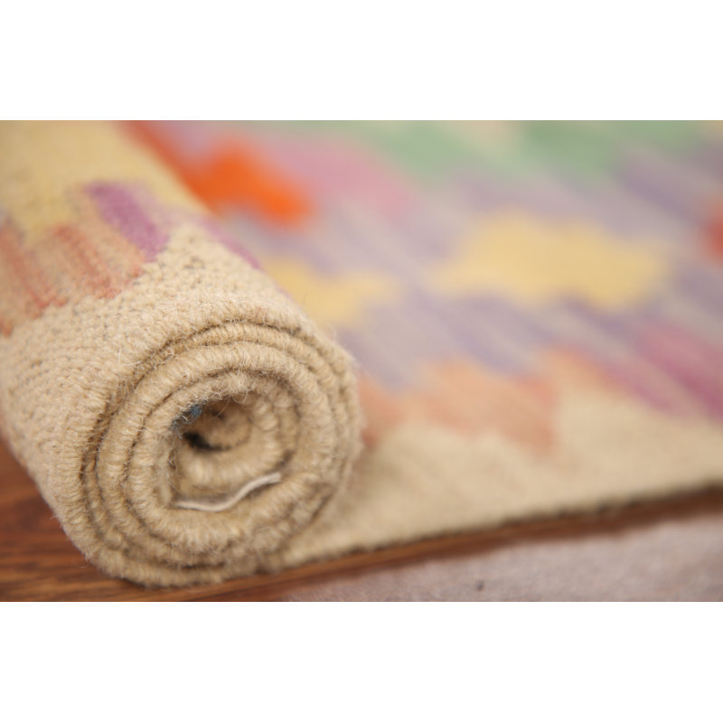 Tapis oriental géométrique Kilim 5 x 7