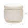 Enoki 21" Wide Round Storage Ottoman with Storage