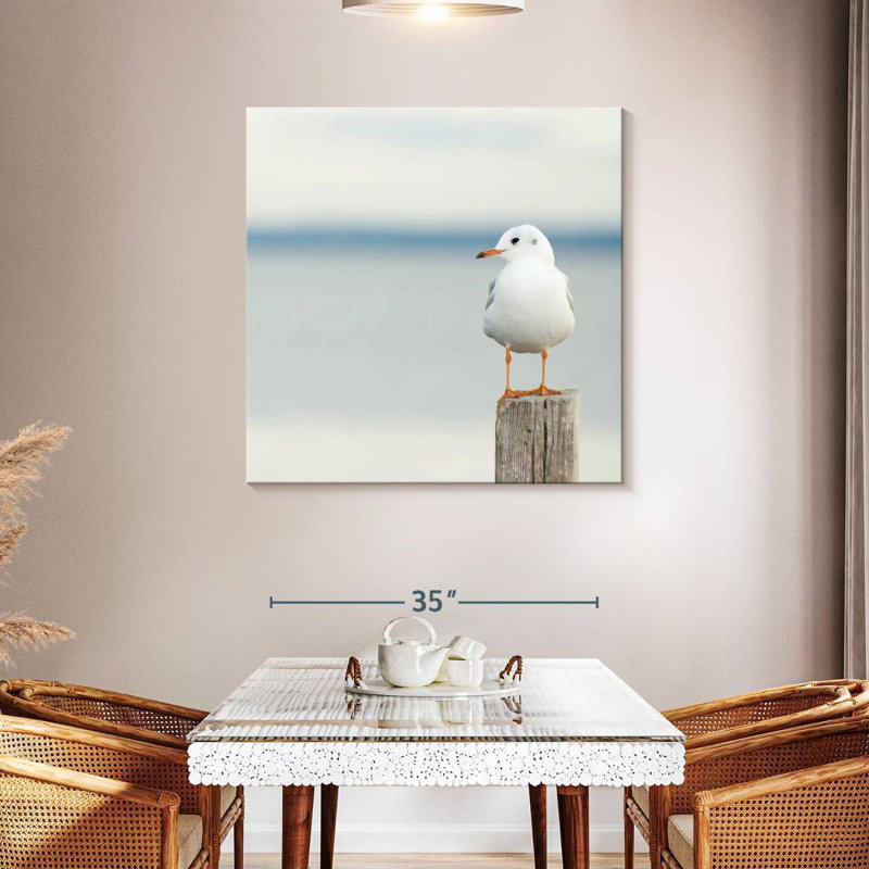 Brampt Perched White Seagull