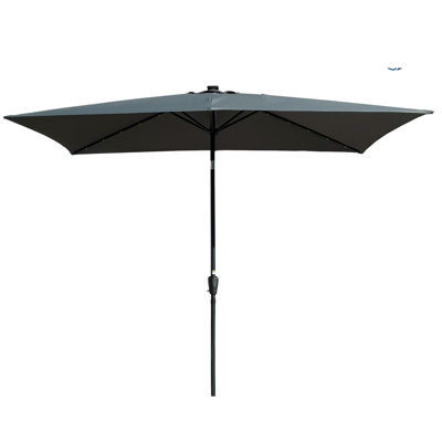Solar Powered LED Illuminated Sunshade
