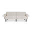 Canapé-lit futon convertible pliant avec accoudoirs réglables