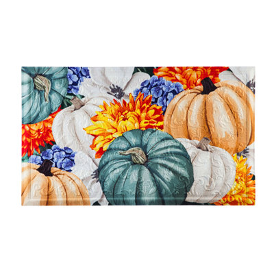 Tapis d'extérieur à motif de citrouilles d'automne Thibaud
