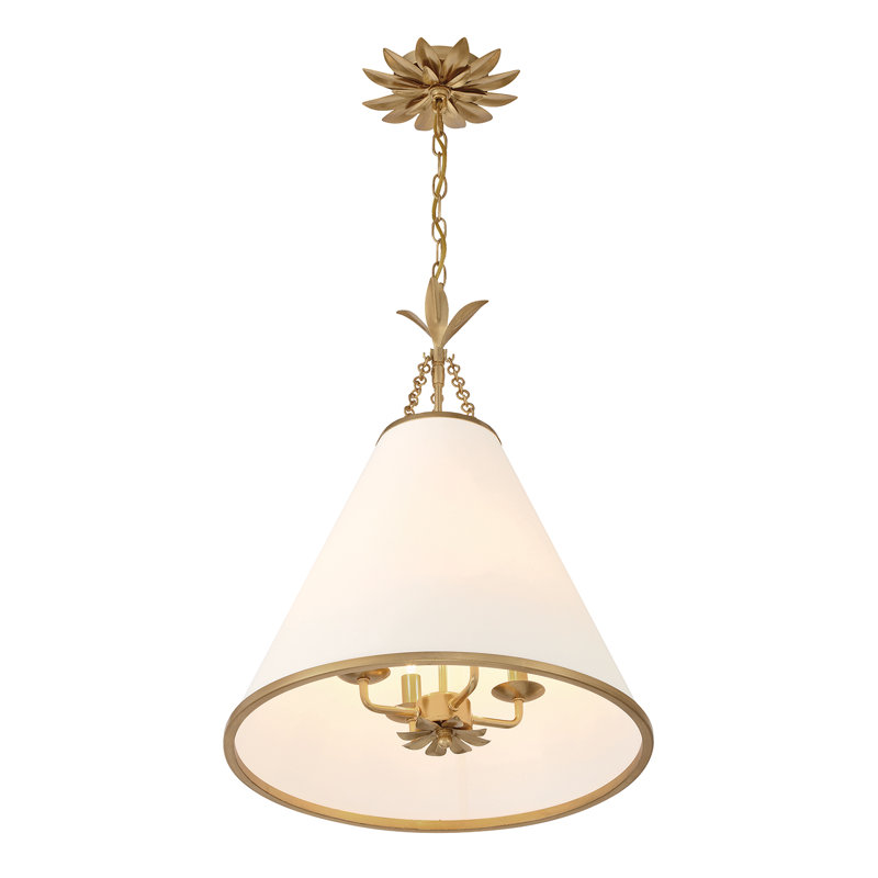 Luminaire suspendu 18 po Taliaferro, Doré