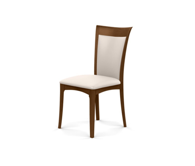 Morgan 19.25'' H Genuine Leather Upholstered Side Chair, Saddle Cherry, Onyx Microsuede