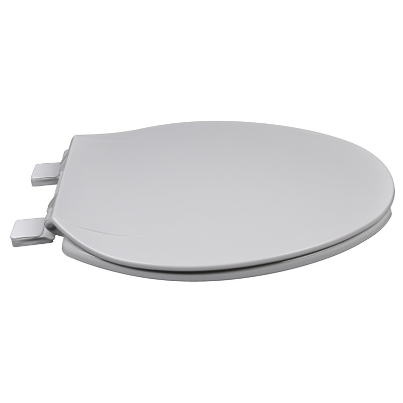 Elongated Toilet Seat and Lid, White