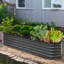 Metal Raised Garden Bed,240x61x43cm-1830031385