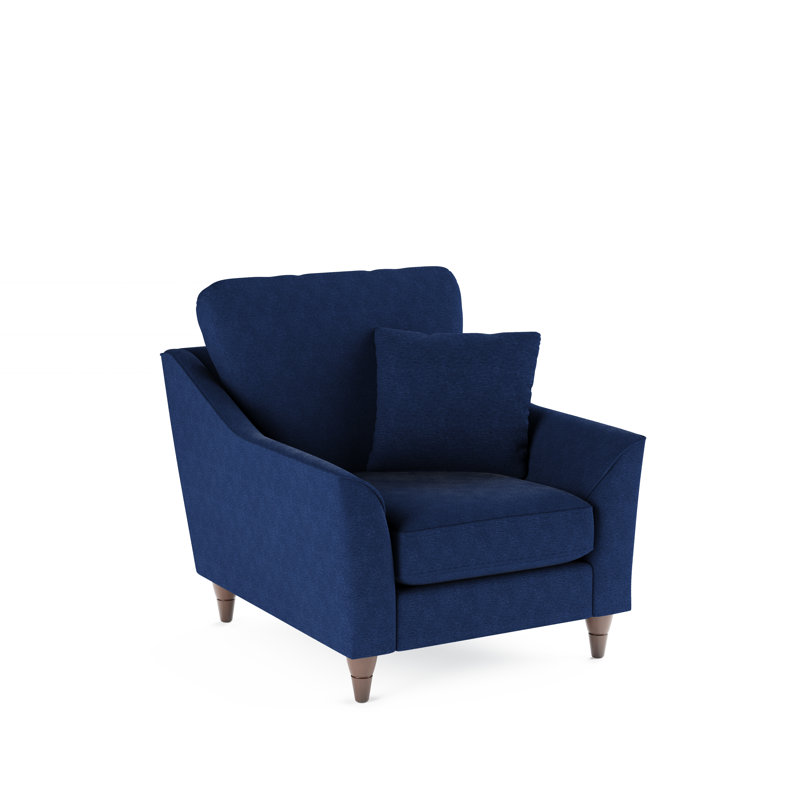 Springview Upholstered Armchair, Navy