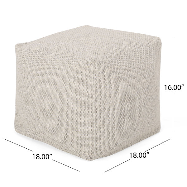 Union Rustic Felix Upholstered Pouf & Reviews | Wayfair