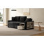 Canapé modulaire rembourré 79,3 po avec accoudoirs de rangement et console centrale pour le salon-1853042419
