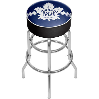 NHL Swivel Upholstered Counter Stool