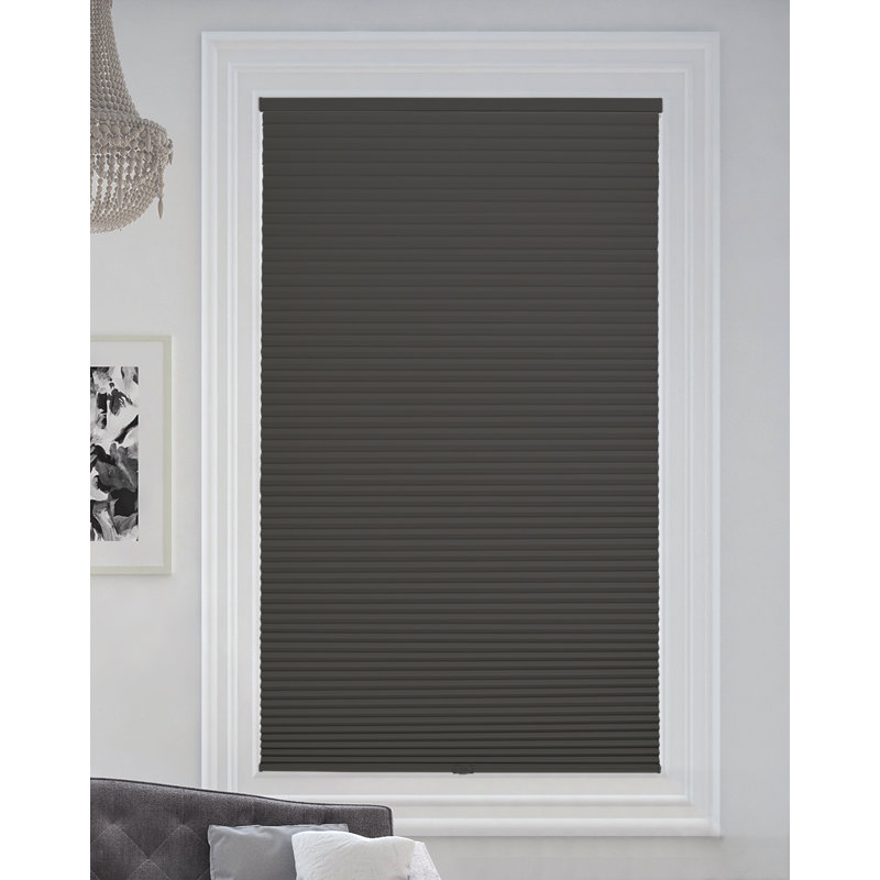 Store occultant sans cordon, L 68 po x L 72 po, Gris anthracite
