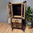 Modern Burlywood Solid Wood China Cabinet