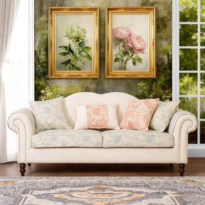 62.99"Countryside Pastoral Style Multi-Seater SofaLoveseat