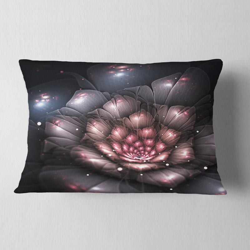 Coussin lombaire floral fractal