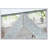 Mirrored TV Stand Mirror Doors with Open Storage