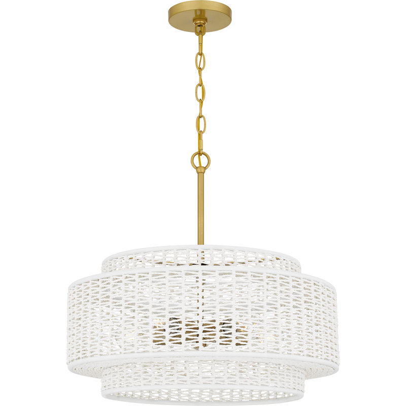 Bani 5-Light Brushed Gold Pendant Light