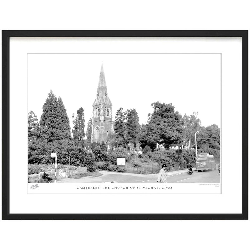 Camberley, The Church Of St Michael C1955 by Francis Frith - Single Picture Frame Print, 60cm H x 80cm W x 2.3cm D