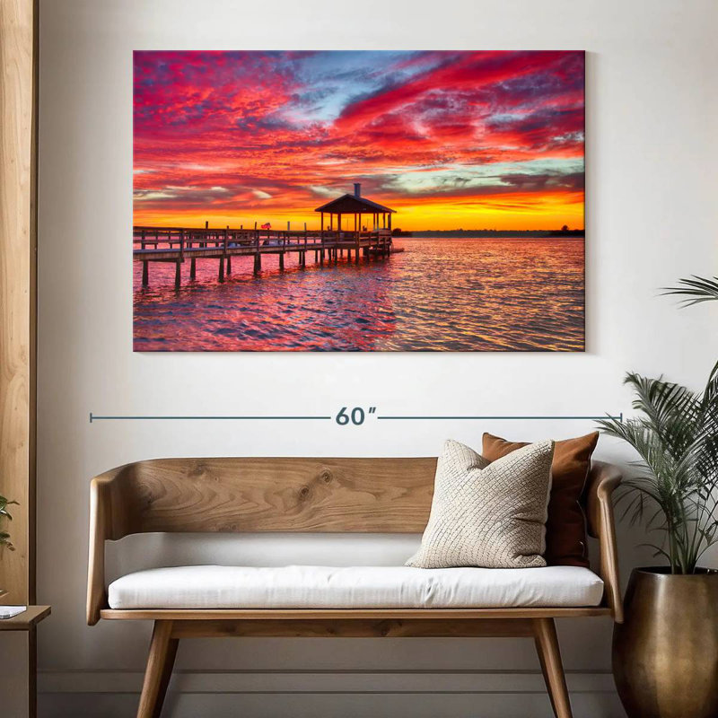 Alvord Wrightsville Beach Sunrise, H 34 po x l 51 po