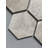 Crema Marfil Hexagon 2" Multi-Finished Marble Mosaic 12"x12" Floor and Wall Tile-50440551