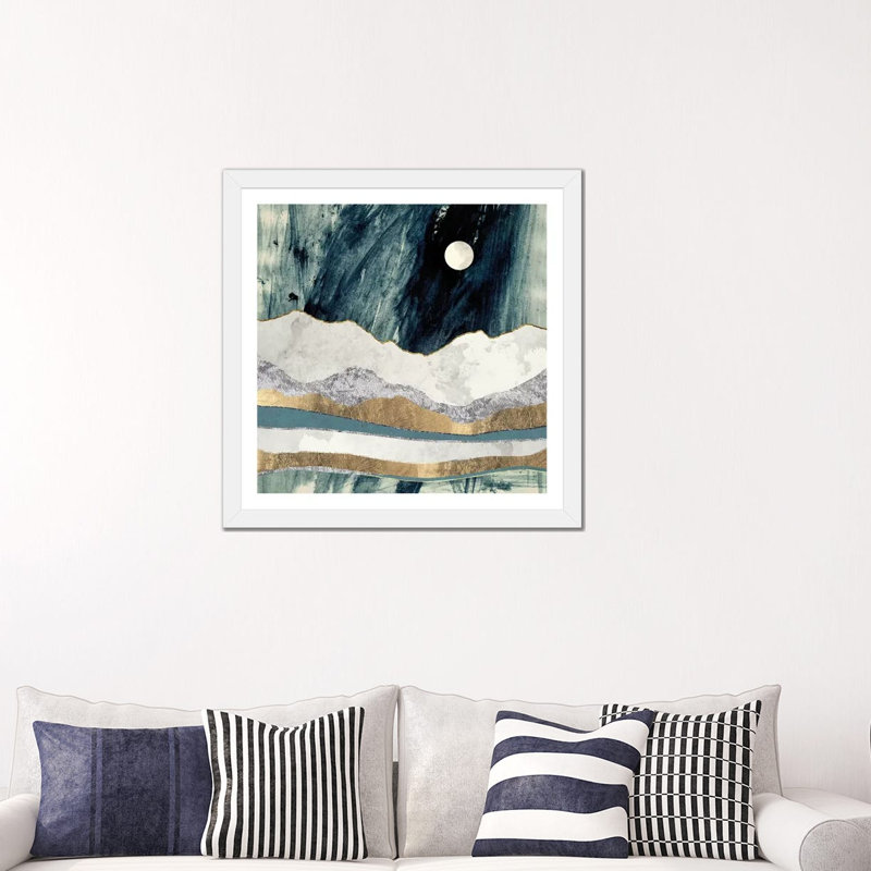 «Bold Sky», reproduction d'art, Papier encadré blanc, Blanc, H 24 po x l 24 po x p 1 po