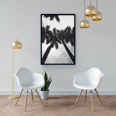 " Monochrome Palm Trees "