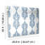 Rouleau de papier peint autocollant L 20 pi x l 20,5 po Hamall Broadsands Botanica-582382687-582382673