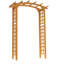 Treillis en bois de style pergola