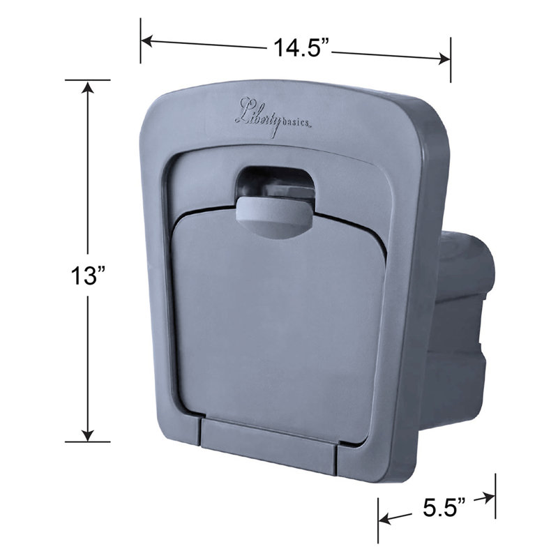 Support à boyau 501-G Liberty Garden Products, plastique, gris