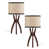 Sisal + noyer foncé