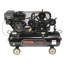 Compresseur d'air alimenté au gaz 7HP, réservoir de compresseur d'air horizontal de 13,2 gallons, système de compression d'air à pompe à piston à gaz 9CFM @ 115PSI avec une pression maximale de 115PSI pour les chantiers de construction
