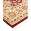 Tapis rouge / beige en laine noué à la main de conception unique 6 pi 1 po x 9 pi 3 po Tykirah Mogul
