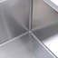 Évier de cuisine en acier inoxydable 304 de calibre 18 à cuve simple encastrable L 32 po x l 19 po (évier seulement), éviers en acier inoxydable