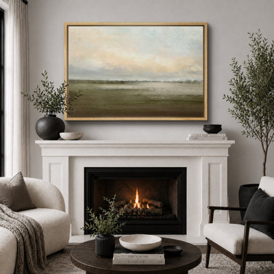 Magnifique reproduction d'art sur toile encadrée
