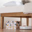 Lit plateforme en bois de pin massif avec lattes en bois sans sommier à ressorts facile à assembler 12 po-928717495-909512110