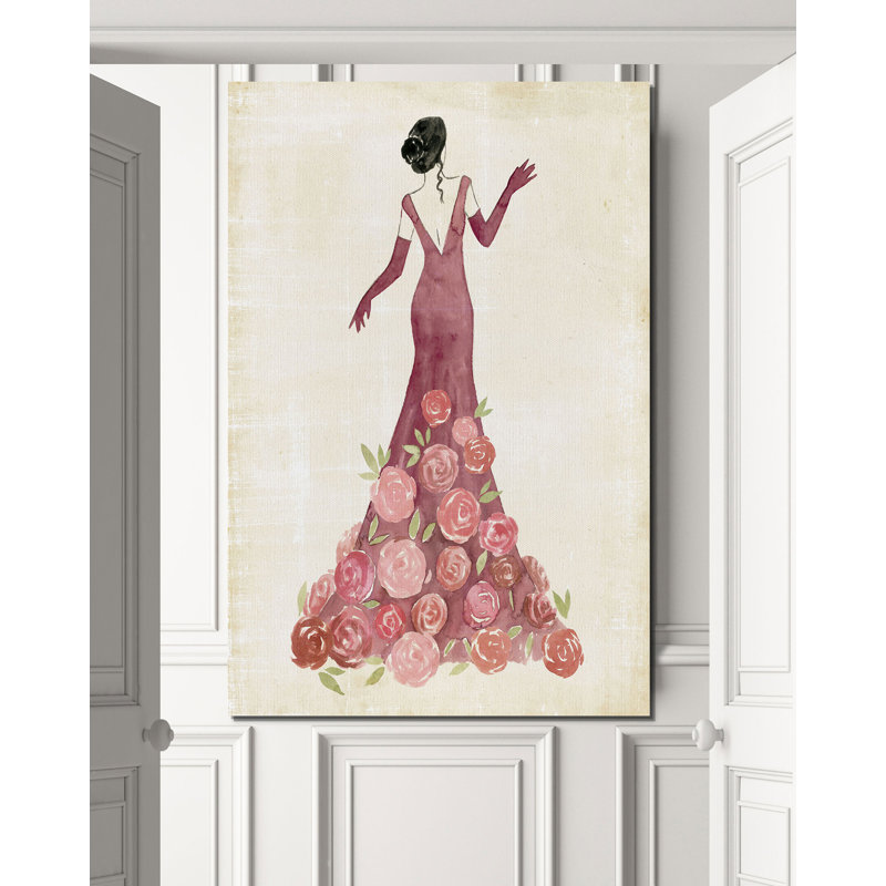 « guirlande gown ii », reproduction, H 18 po x l 12 po x P 1,5 po, Toile tendue
