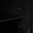 Black Cabinet With Grille Striped Door, And Metal Structure, Modern Design For Home Storage, Spacious Construction, Storage Office