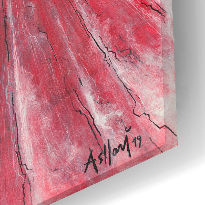 «Tout est dans les yeux» par Sam Asllani, art mural en verre acrylique, H 24 po x l 12 po